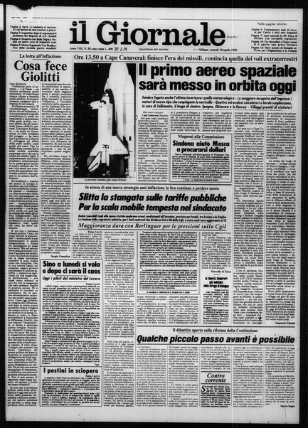 Il giornale nuovo : quotidiano del mattino